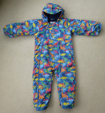 JoJo Maman Bebe SNOWSUIT 2-3Yr Waterproof Fleece Lined Splish Splash Puddle Suit