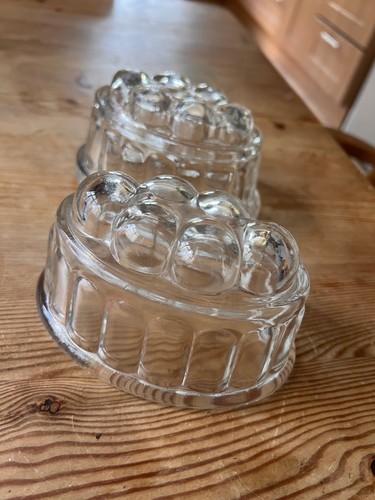 Vintage pressed glass jelly - glass,