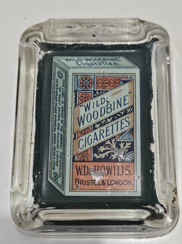 Vintage glass ashtray for - vintage, wild