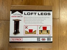 Loft Legs, loft insulation spacer, raised loft flooring 175mm 12 pack unused