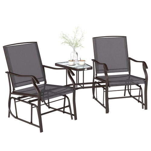 Outsunny double glider - double,