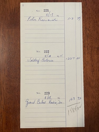 Marilyn monroe check ledger - monroe,