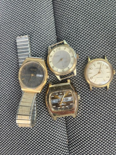 Vintage mechanical and quartz