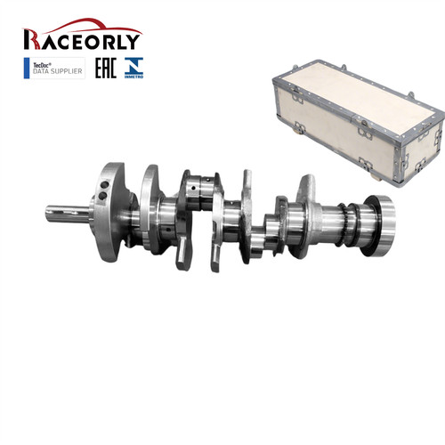 Forged steel crankshaft - forged, for