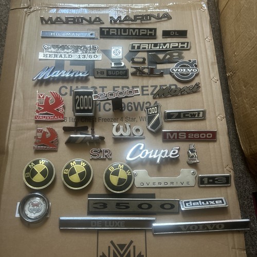 Vintage car badges - vintage,