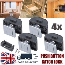 4Pcs Square Push Button Catch