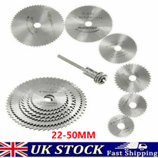 7Pcs Wheel Cutting Blades 22-50mm HSS Saw Disc Set For Dremel Drills Rotary Tool