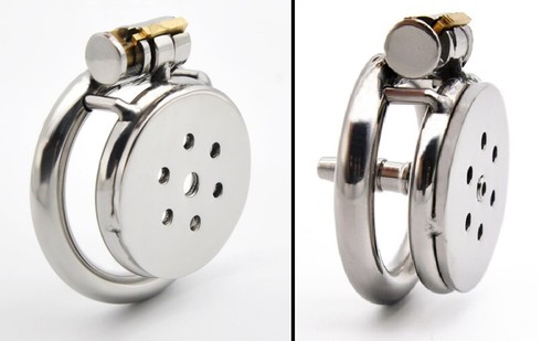 Male chastity flat penis cage - chastity,