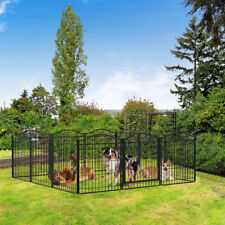 Huge Heavy Duty Dog Playpen Outdoor Garden Pet Enclosure Cage Puppy Kennel Fence