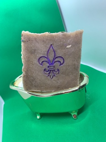 Fleur lis soap - soap, stamp