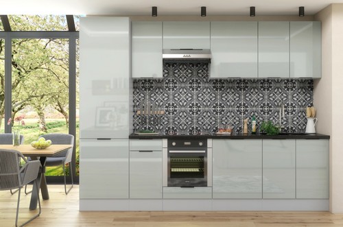 Fitted kitchen set cabinets - kitchen,