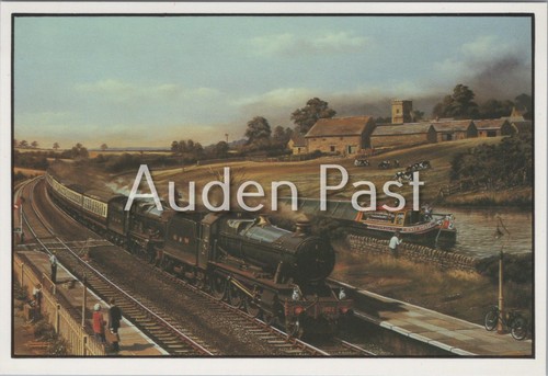 Vintage art postcard steam - vintage, postcard:
