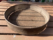Vintage Metal Garden Sieve Riddle