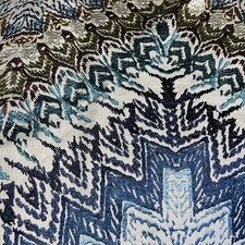 Material fabric off cuts- Upholstery Material- Geometric Design - 50cm x 120cm