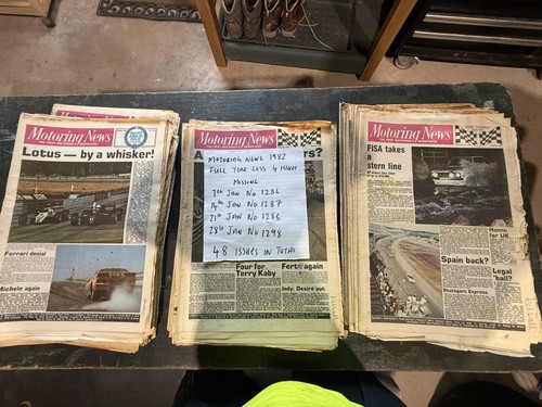 Motoring news newspapers - motoring, -1982
