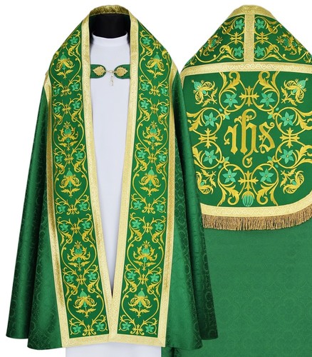 Green roman cope with - green,