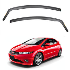 ISPEED Wind Deflectors for Honda Civic / Type R MK8 FN2 2005-2011 3-Door 2pc