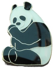 Panda Bear Pin Badge Brooch