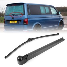 Back Windscreen Rear Wiper Blade + Arm Set For VW T5 Transporter Multivan UK