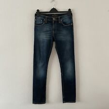 NUDIE JEANS - W28 L32 - DARK WASH BLUE - SLIM JIM SKINNY UNISEX