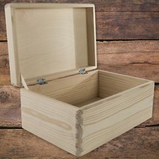 Wooden Box with Lid | 30 x 20