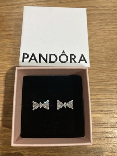 Pandora sparkling bow stud - pandora,