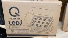 LEDJ Q COLOUR HEX 12 x 12W RGBWAUV LED FLOOD / UPLIGHTER