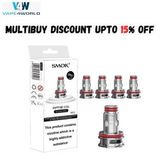 Smok RPM 2 Coils DC 0.6ohm MTL Pack Of 5 Replacement 0.6Ω 12-25W - Fast Dispatch