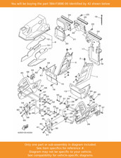 YAMAHA Latch, 5B4-F389E-00 OEM
