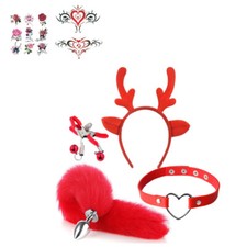 Fox Tail Plug With Metal Anal