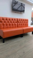   orange Fixed Bench Seating