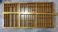 Vintage Wooden Letterpress