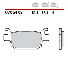 BREMBO BRAKE PAD KIT POST
