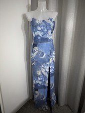 Trompe L'oeil Denim Print Mesh