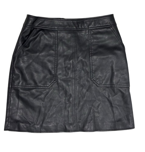 Warehouse black faux leather - black,