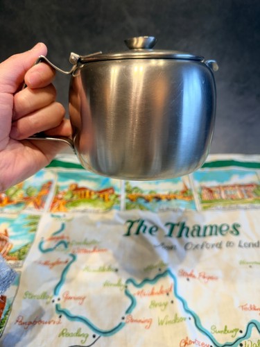 Vintage old hall teapot - old,