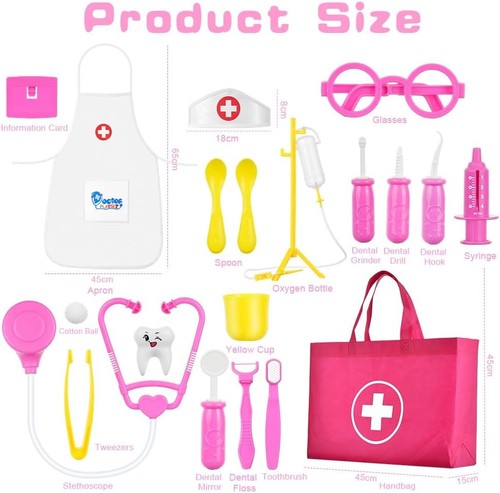 Doctors set for kids 34pcs - doctors,