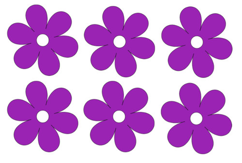 Flower vinyl decal - vinyl,