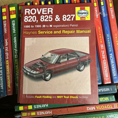 Haynes manual 1380 rover - haynes, 1380.