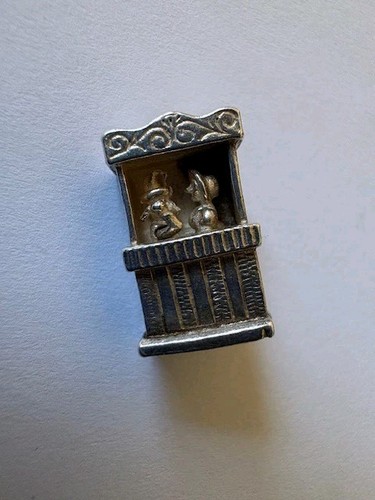 1970s silver punch judy - silver,