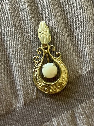 Golf filled opal - golf, pendant