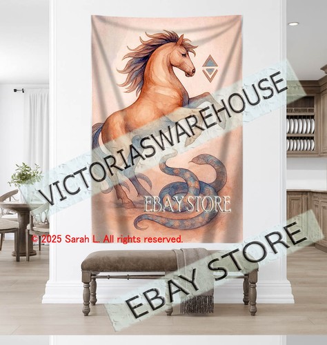Spirit horse tapestry - spirit, mythic
