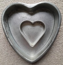 Heart shaped baking tins