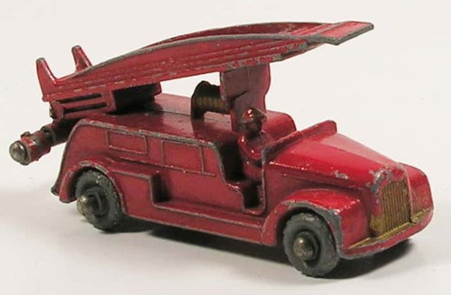 Dennis fire escape matchbox - dennis,