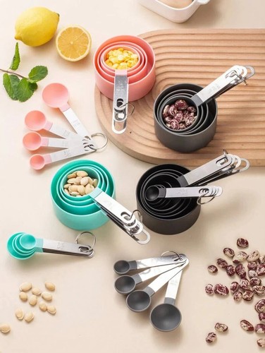 8pcs measuring cups and spoons - measuring,