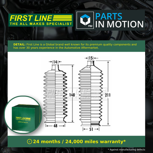 Steering rack boot - fits, lexus