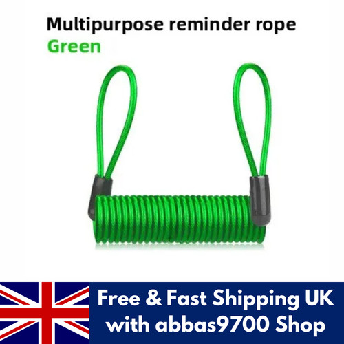 Bike spring cable - spring, lock