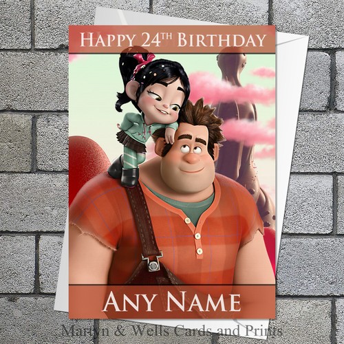 Wreck ralph birthday card - birthday,