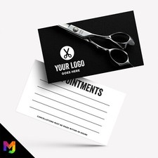 Custom Appointment Card Printing | Barber / Salon / Hairdresser Business 02