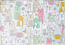 Wrapping Paper - Cats & Dogs -
